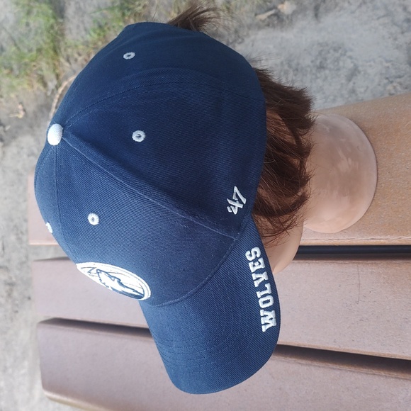 '47 Brand NBA Minnesota Timberwolves Embroidered Strap-on Cap Hat - Picture 3 of 12